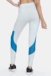 Zelocity High Rise High Quality Stretch Leggings - Dawn Blue — thumbnail 3